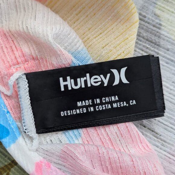 Hurley Swing Crop Tank Floral Sunset District NWT - Picture 8 of 11